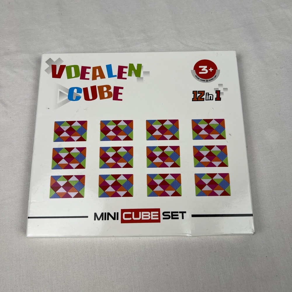 12 Pack Snake Cube Twist Fidget Magic Lines Sensory Blocks Puzzles Party Favors
